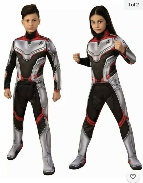 Avenger 4 Team Suit Deluxe , (M) , Kids Boy - shoparty