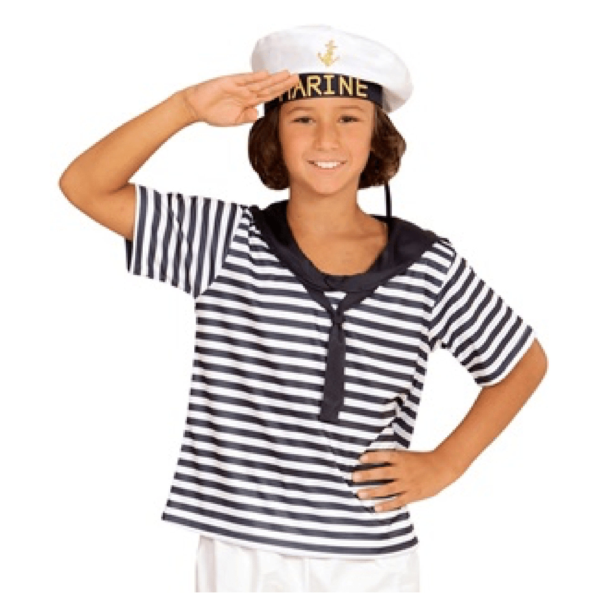 Sailor (Shirt, Hat) 4-5yrs - shoparty